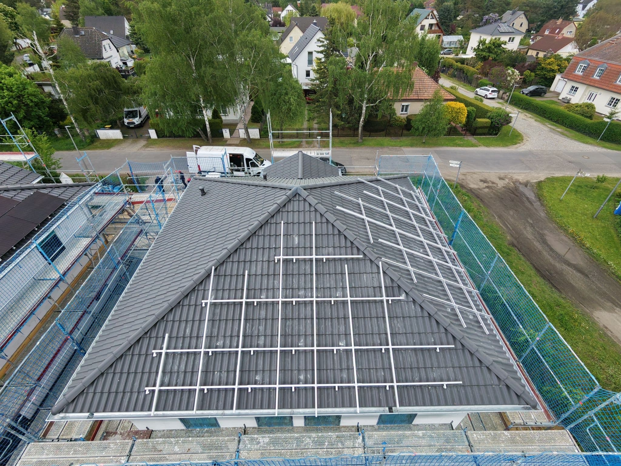 Solaranlage auf einem Privathaus von Profisolar Bau