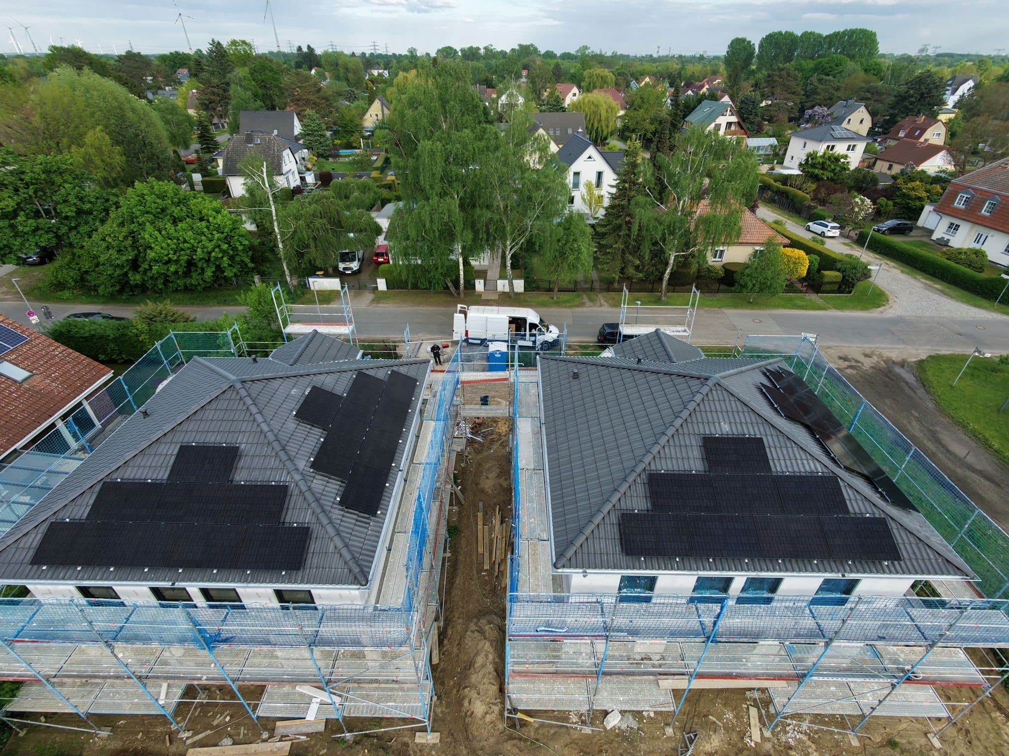 Solaranlage auf einem Privathaus von Profisolar Bau