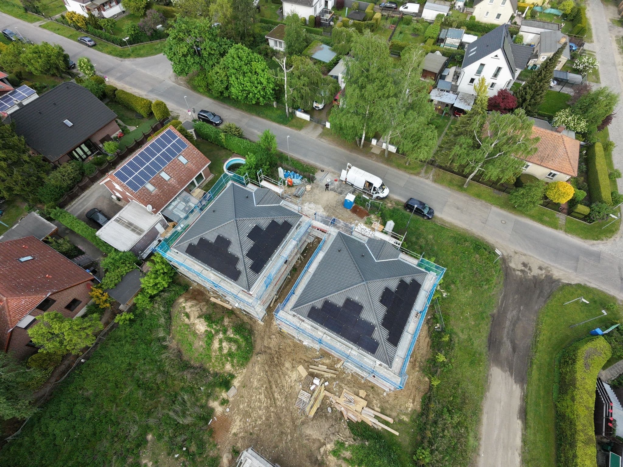 Solaranlage auf einem Privathaus von Profisolar Bau
