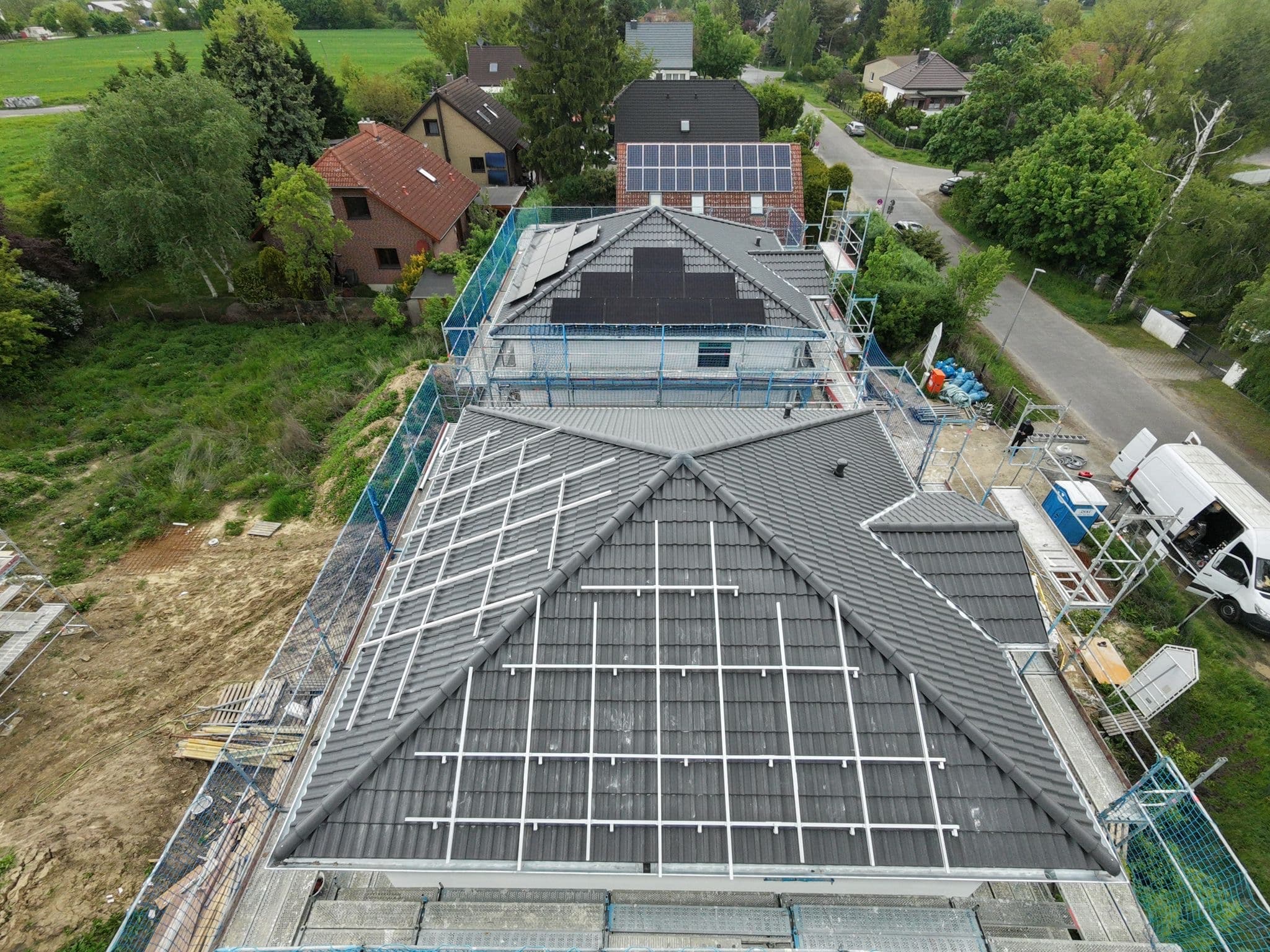 Solaranlage auf einem Privathaus von Profisolar Bau