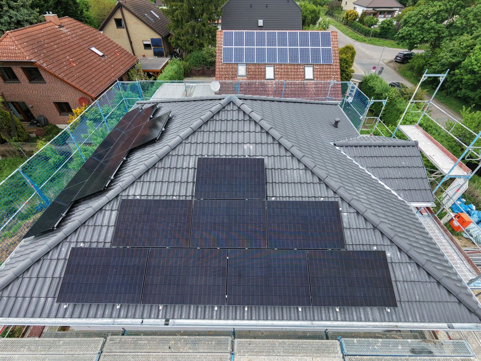 Solaranlage auf einem Privathaus von Profisolar Bau