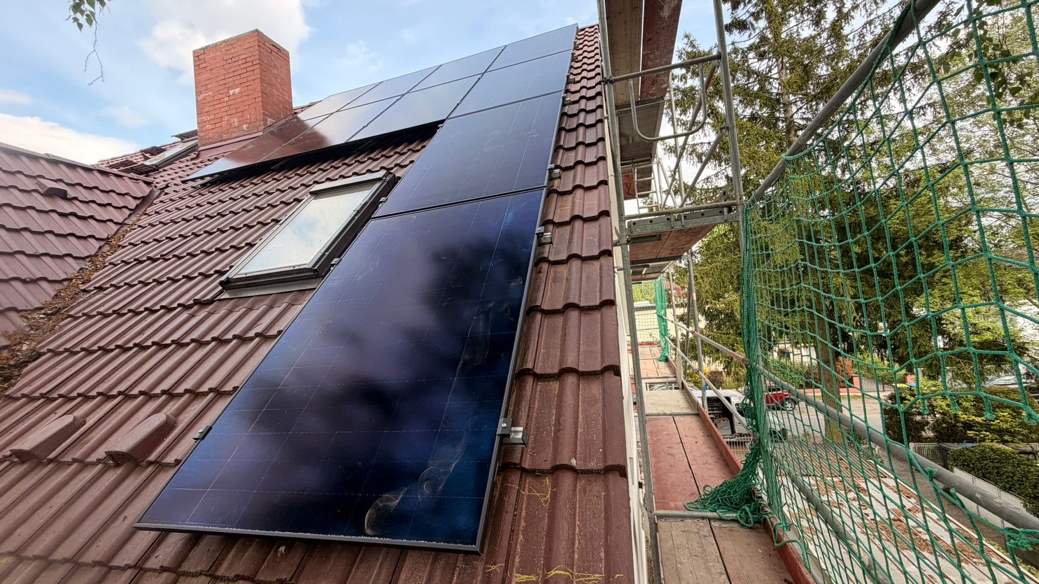 Solaranlage auf einem Privathaus von Profisolar Bau