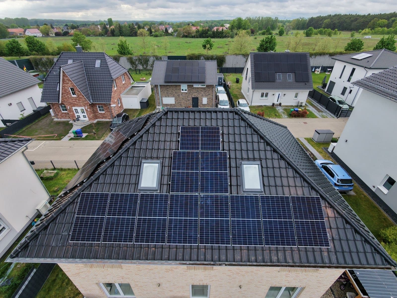 Montage einer Mieterstrom-Anlage