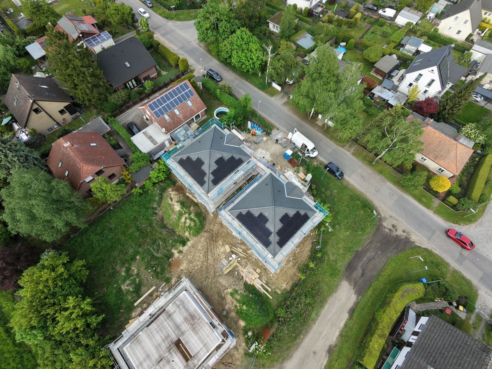 Montage einer Mieterstrom-Anlage